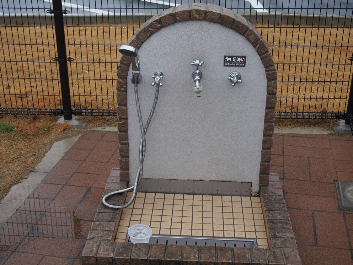 京丹波PA　ペット用足洗い場